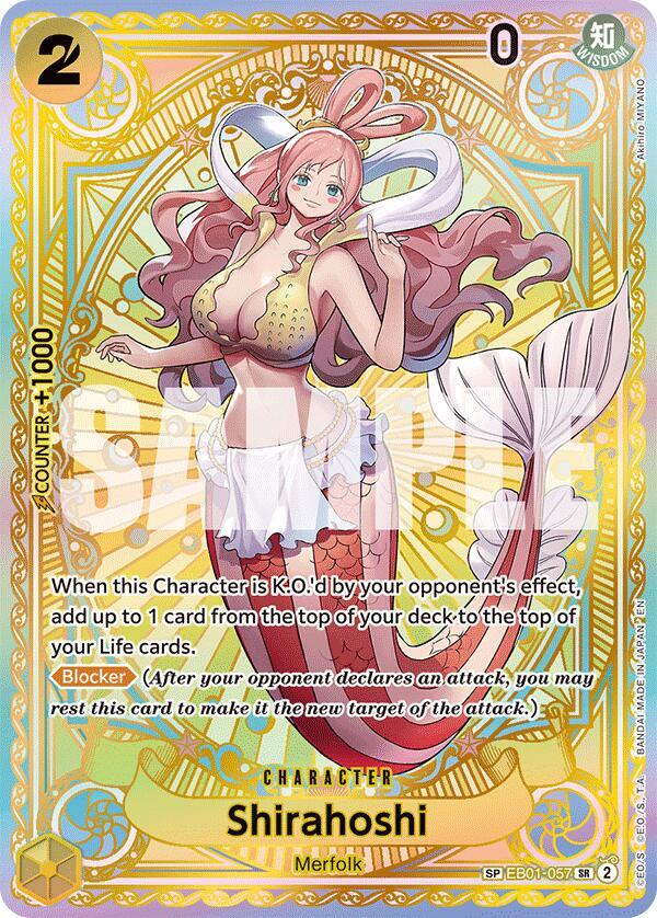 Shirahoshi (SP) EB01-057 A Fist of Divine Speed Card