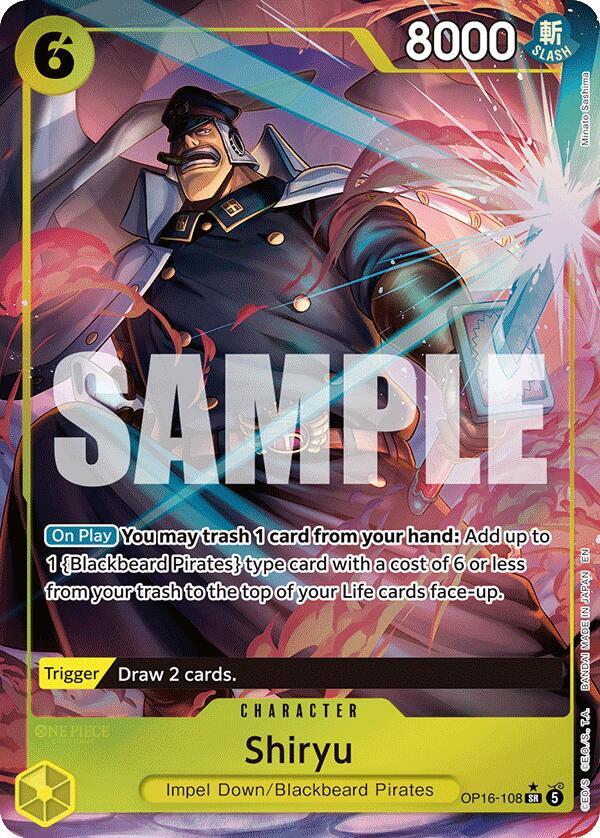 Shiryu (Full Art) OP16-108 The Time of Battle Card
