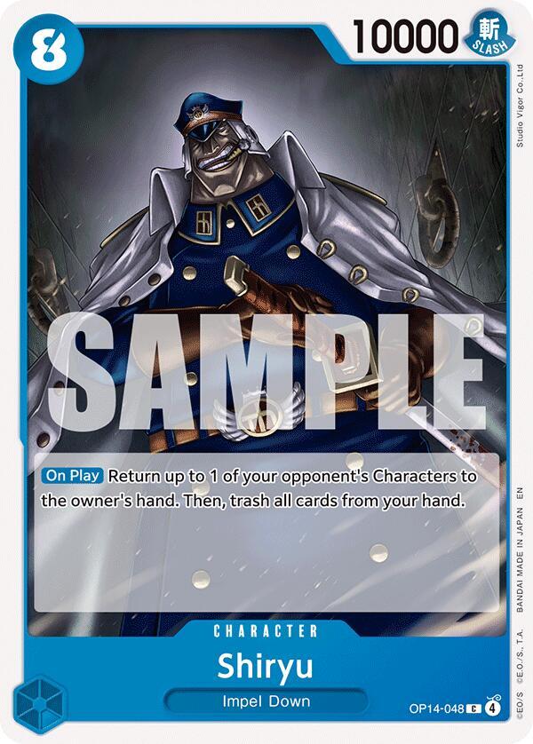 Shiryu OP14-048 The Azure Sea's Seven Card