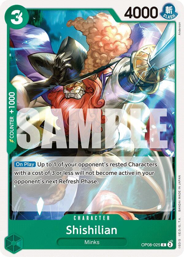 Shishilian OP08-025 Two Legends Card