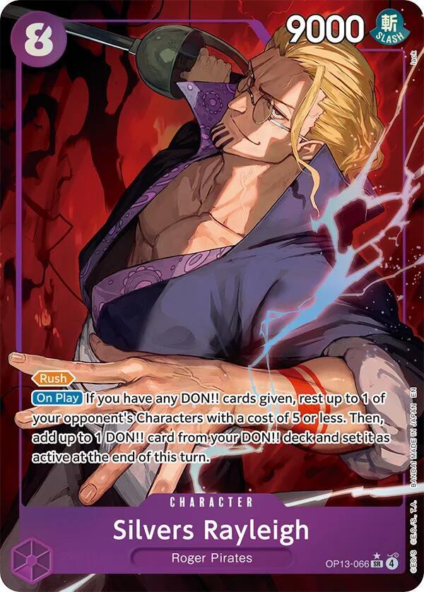 Silvers Rayleigh (Alternate Art) OP13-066 Carrying On His Will Card
