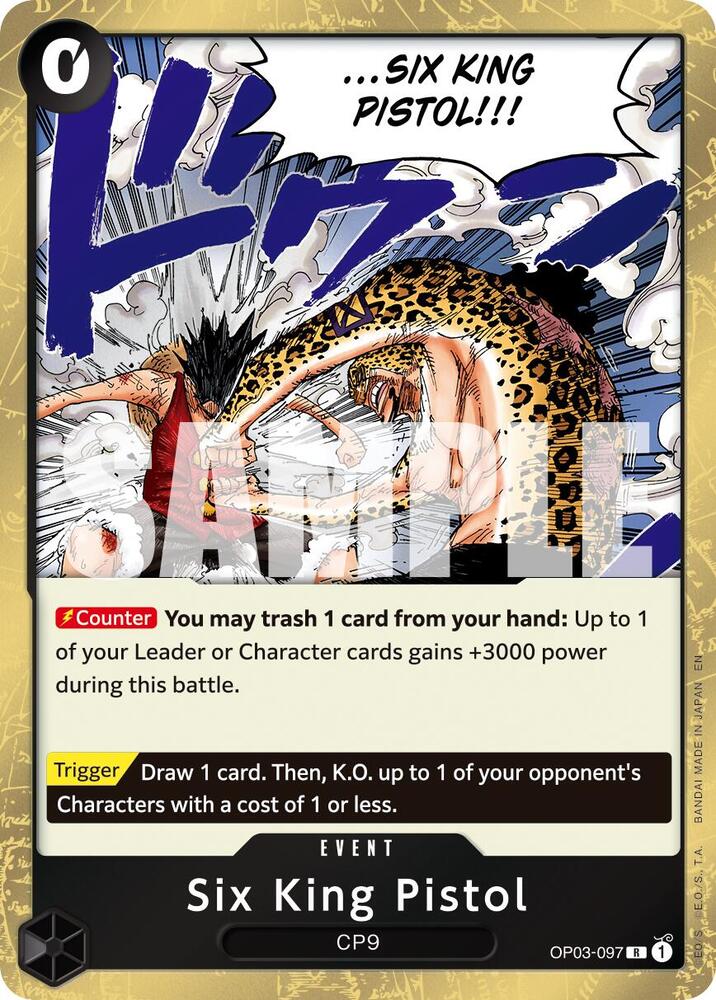 Six King Pistol (Reprint) OP03-097 Premium Booster -The Best- Vol. 2 Card