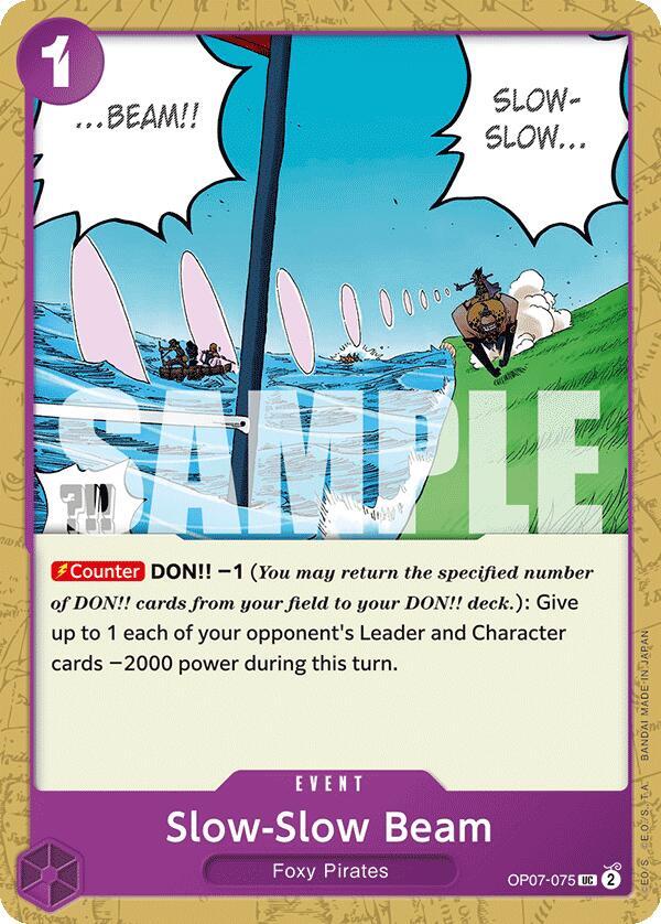 Slow-Slow Beam OP07-075 500 Years in the Future Card