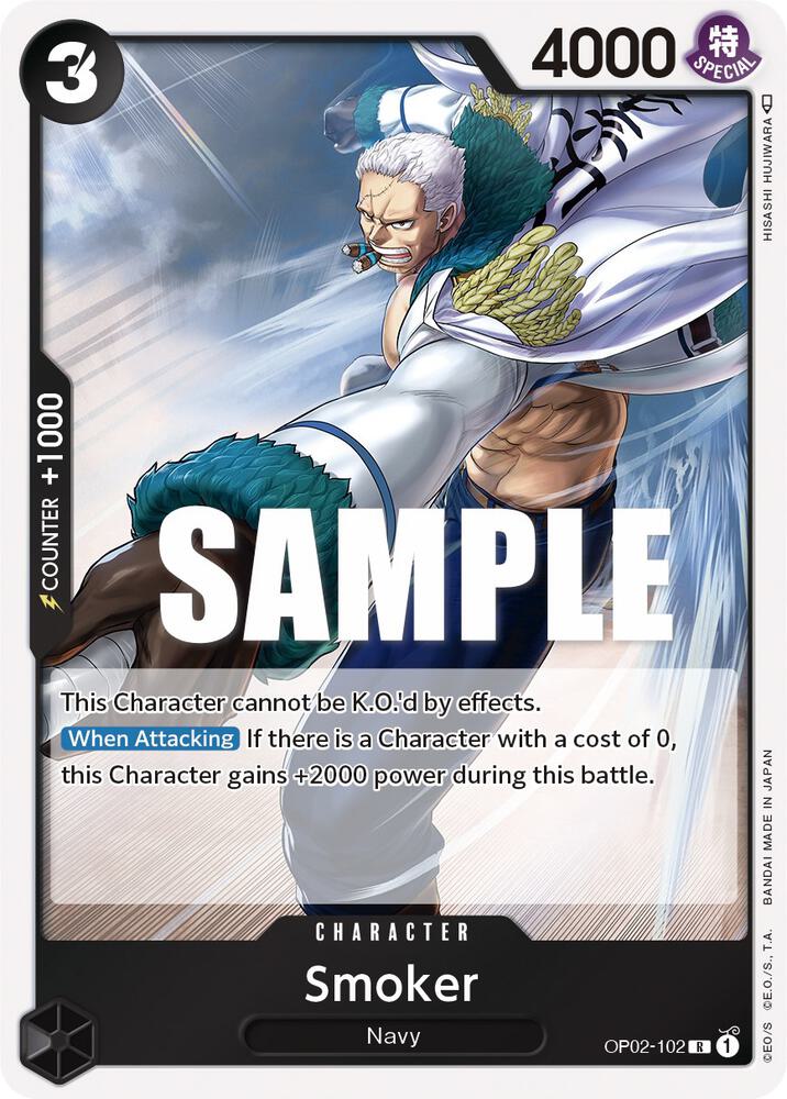 Smoker (102) OP02-102 Paramount War Card