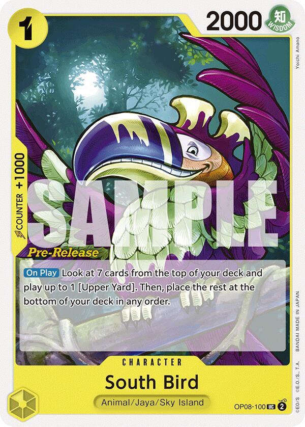 South Bird OP08-100 Two Legends Pre-Release Cards Card
