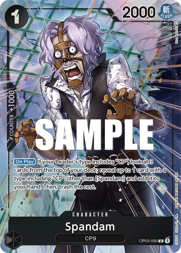 Spandam (Alternate Art) OP03-086 Pillars of Strength Card