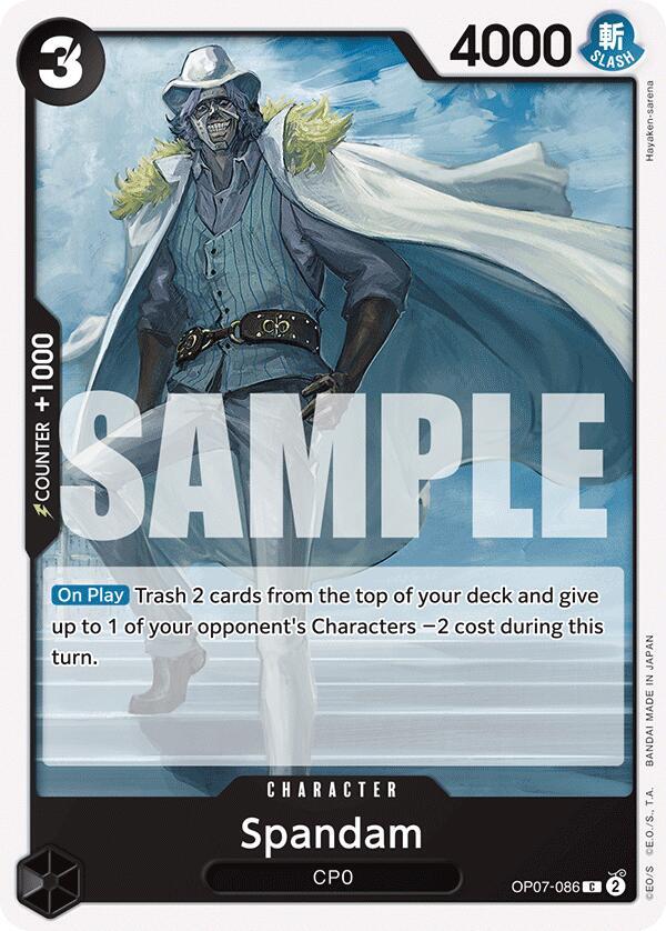 Spandam OP07-086 500 Years in the Future Card
