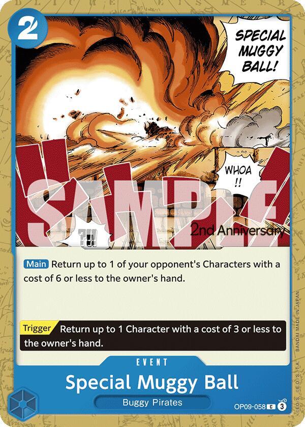 Special Muggy Ball OP09-058 Emperors in the New World: 2nd Anniversary Tournament Cards Card