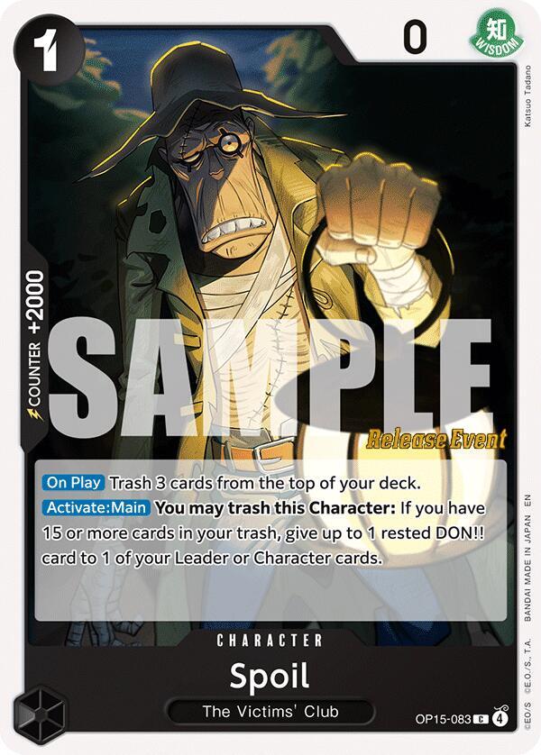 Spoil OP15-083 Adventure on Kami's Island Release Event Cards Card