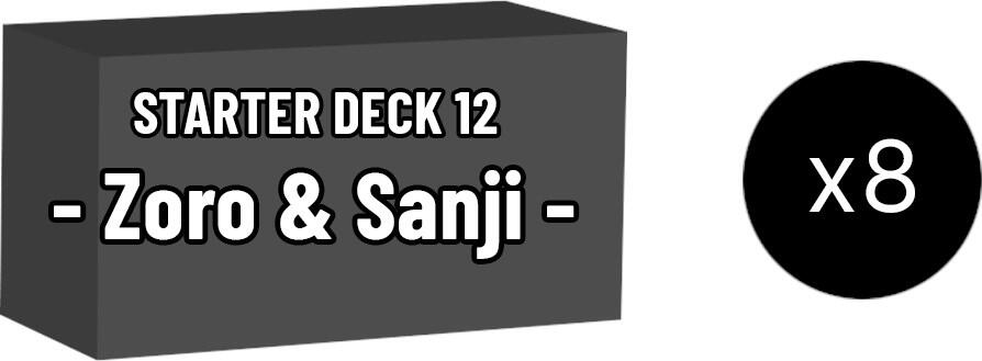 Starter Deck 12: Zoro and Sanji Display Case Starter Deck 12: Zoro and Sanji Card