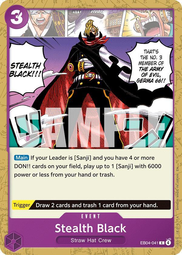 Stealth Black EB04-041 The Azure Sea's Seven Card