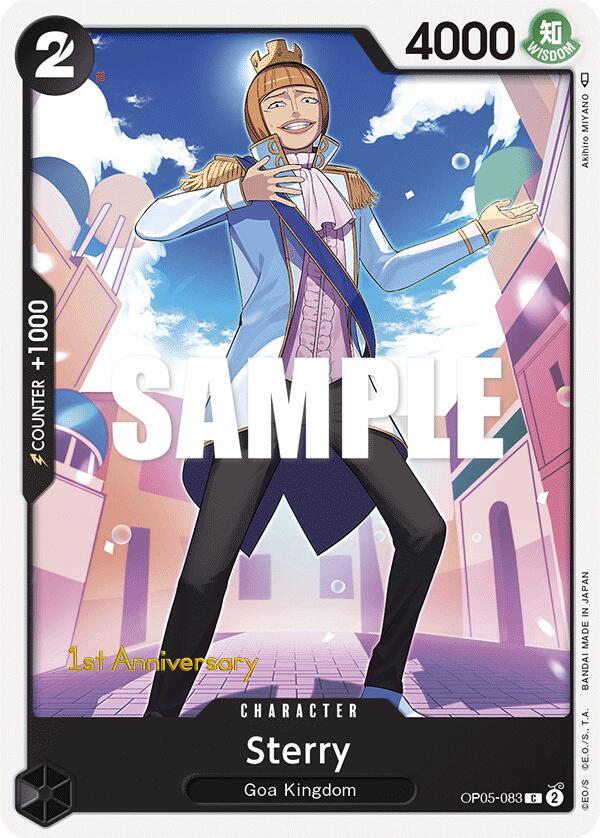 Sterry OP05-083 Awakening of the New Era: 1st Anniversary Tournament Cards Card