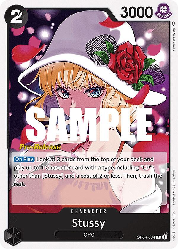 Stussy OP04-084 Kingdoms of Intrigue Pre-Release Cards Card