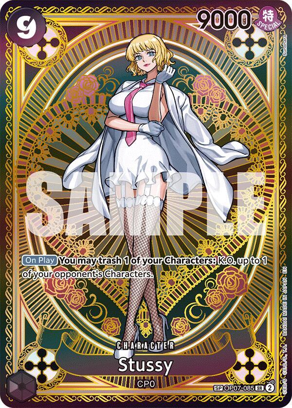 Stussy (SP) OP07-085 A Fist of Divine Speed Card