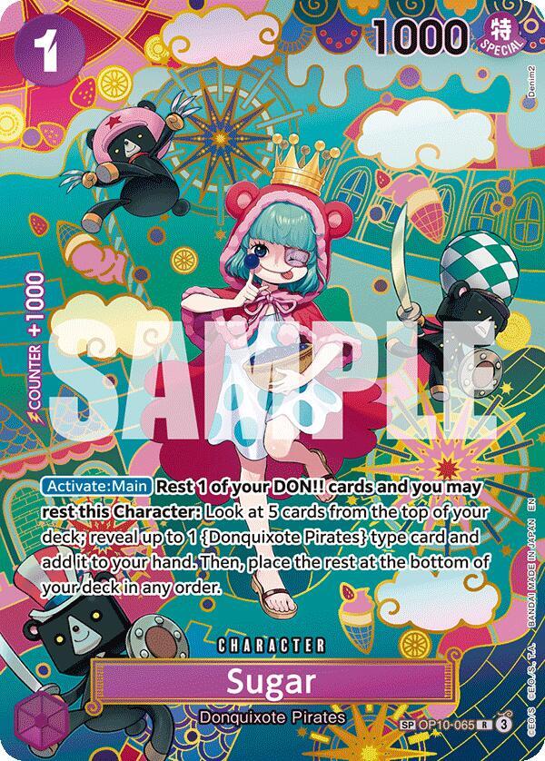 Sugar - OP10-065 (SP) OP10-065 The Azure Sea's Seven Card