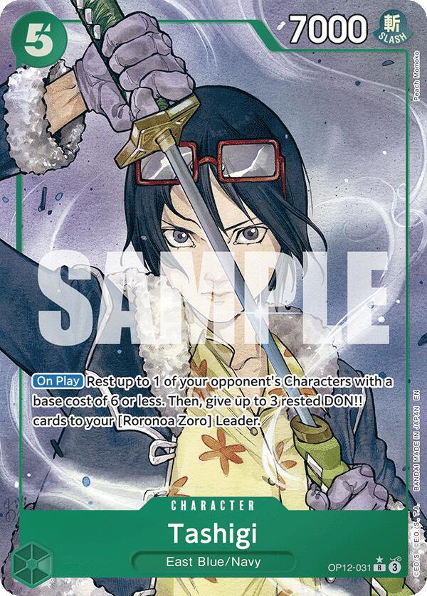 Tashigi (Alternate Art) OP12-031 Legacy of the Master Card