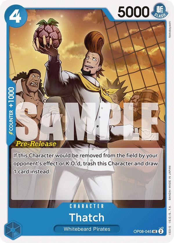 Thatch OP08-045 Two Legends Pre-Release Cards Card