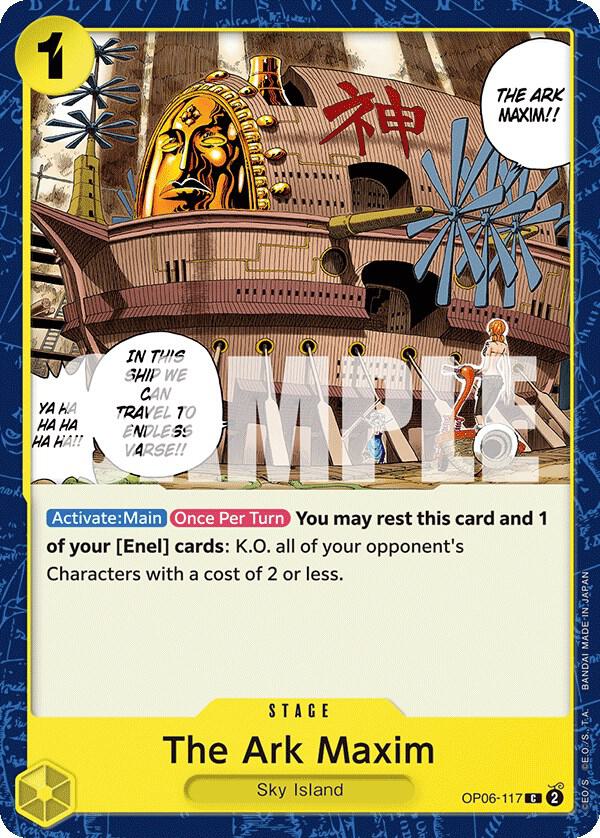 The Ark Maxim OP06-117 Wings of the Captain Card
