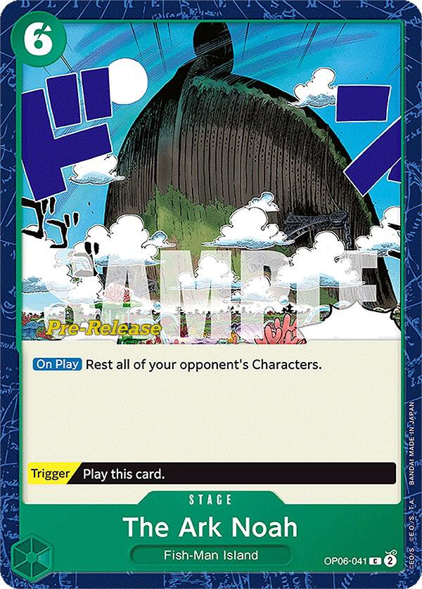 The Ark Noah OP06-041 Wings of the Captain Pre-Release Cards Card