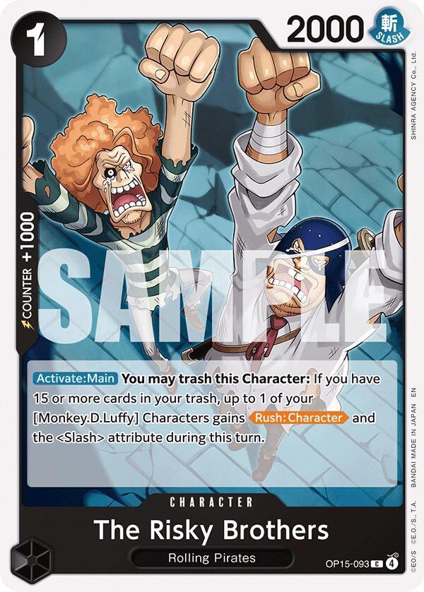 The Risky Brothers OP15-093 Adventure on Kami's Island Card