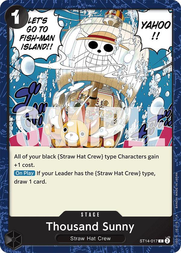 Thousand Sunny ST14-017 Starter Deck 14: 3D2Y Card