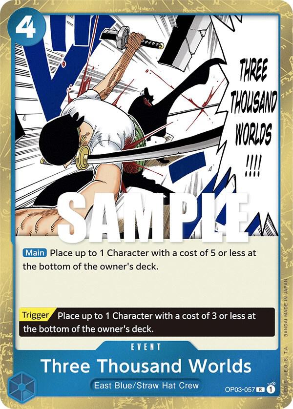 Three Thousand Worlds OP03-057 Pillars of Strength Card