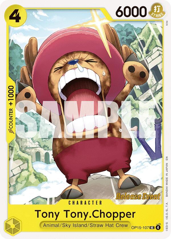 Tony Tony.Chopper (OP15-107) OP15-107 Adventure on Kami's Island Release Event Cards Card