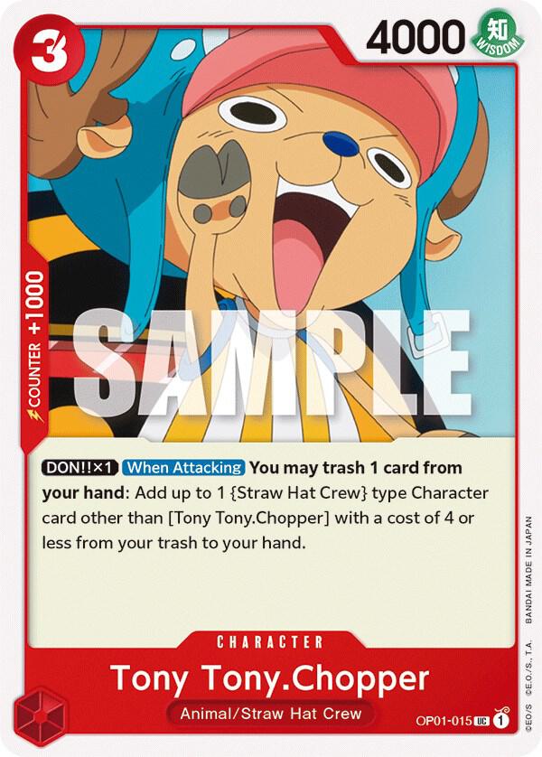Tony Tony.Chopper OP01-015 Romance Dawn Card