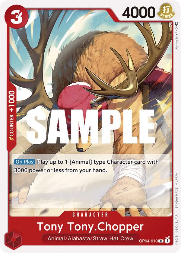 Tony Tony.Chopper OP04-010 Kingdoms of Intrigue Card