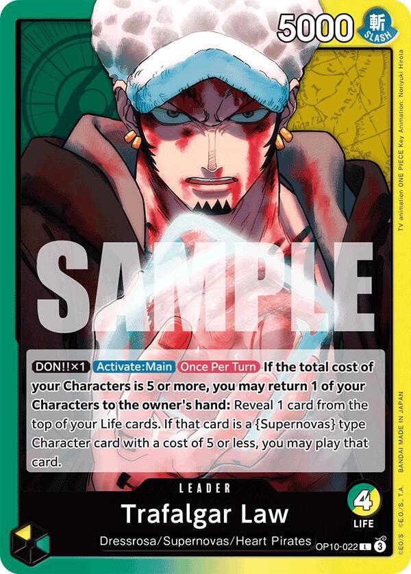 Trafalgar Law (022) OP10-022 Royal Blood Card