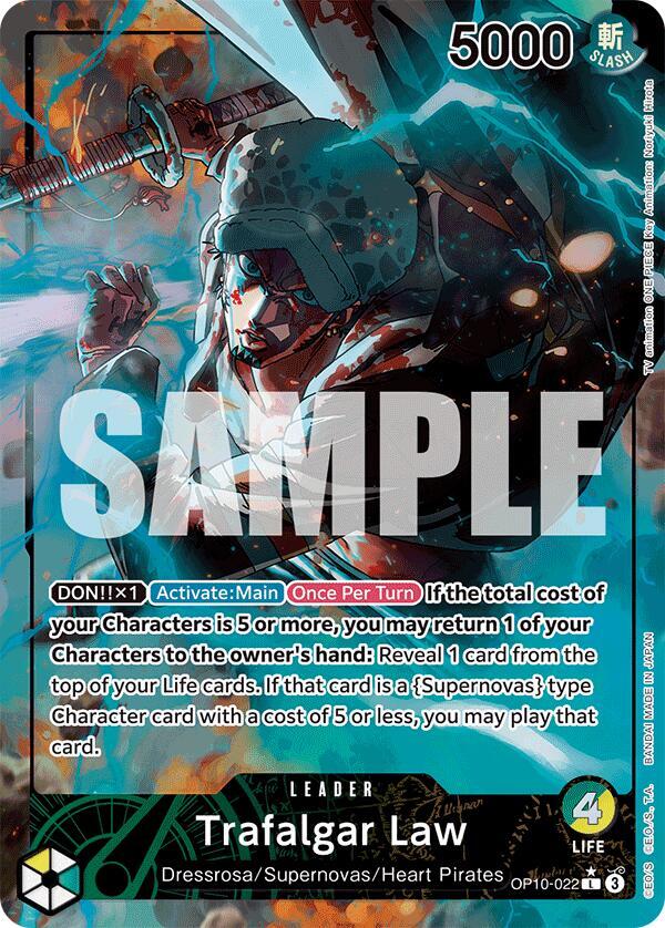 Trafalgar Law (022) (Parallel) OP10-022 Royal Blood Card