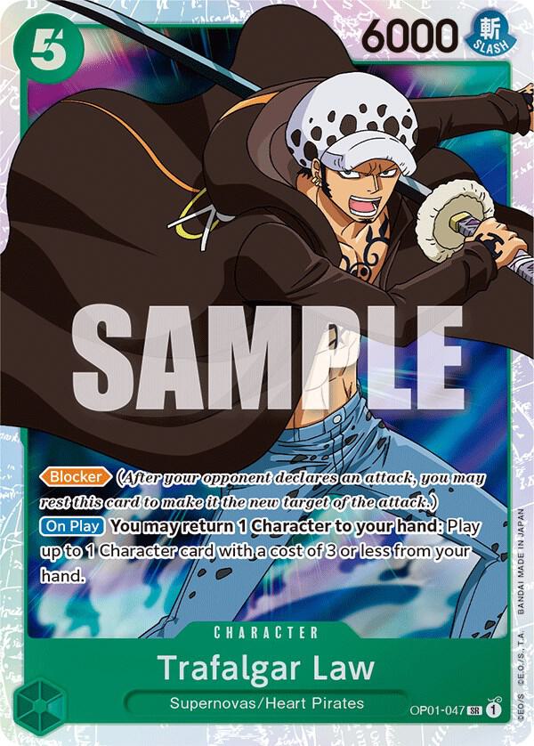Trafalgar Law (047) OP01-047 Romance Dawn Card