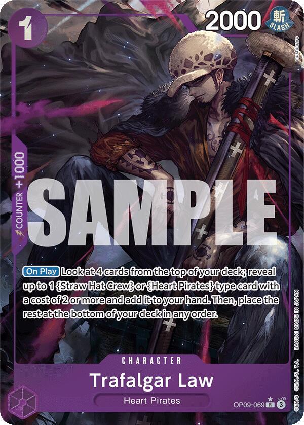 Trafalgar Law (069) (Parallel) OP09-069 Emperors in the New World Card