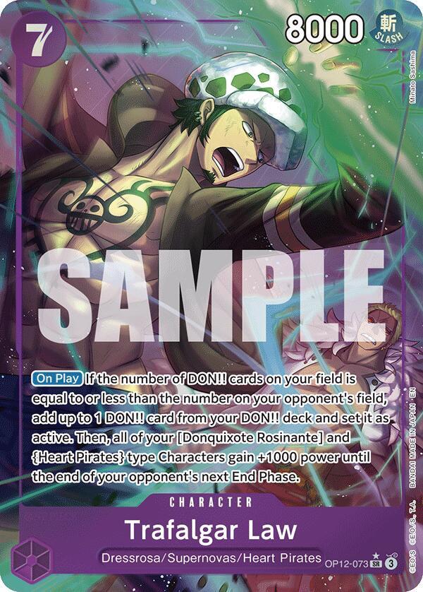 Trafalgar Law (073) (Alternate Art) OP12-073 Legacy of the Master Card