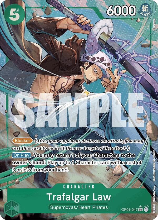Trafalgar Law (OP01-047) (Alternate Art) OP01-047 Premium Booster -The Best- Card