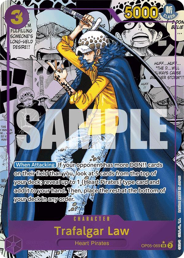 Trafalgar Law (OP05-069) (Manga) OP05-069 Premium Booster -The Best- Card