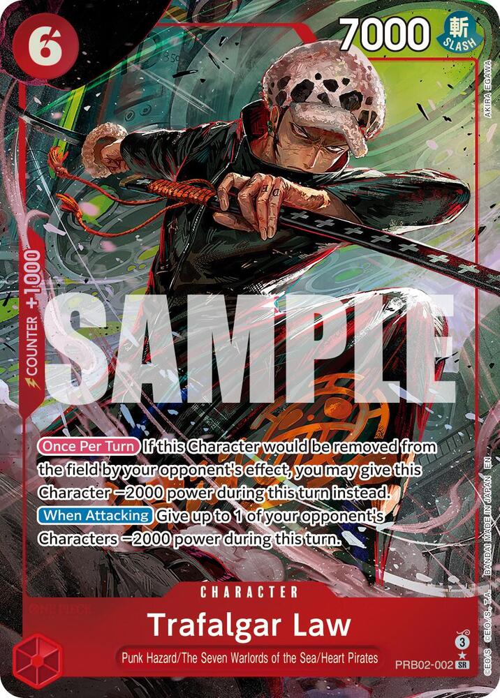 Trafalgar Law - PRB02-002 (Alternate Art) PRB02-002 Premium Booster -The Best- Vol. 2 Card