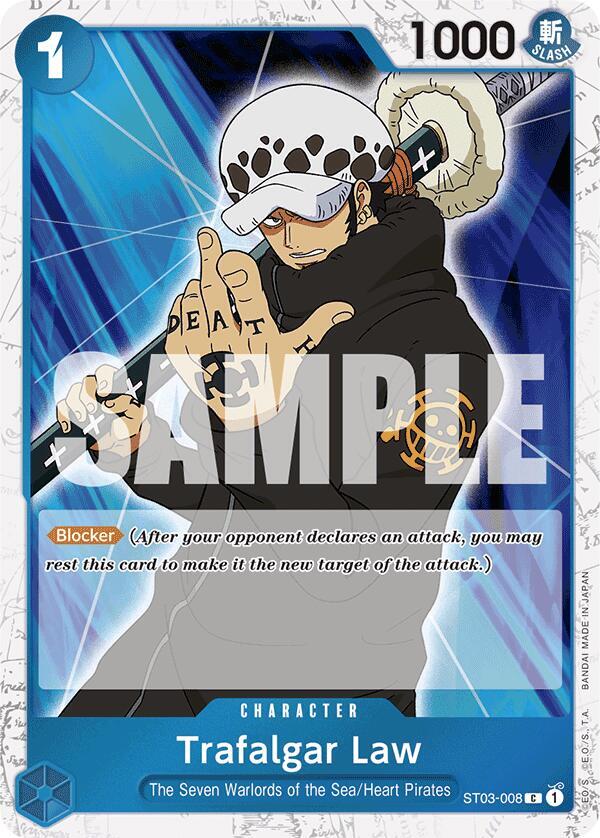 Trafalgar Law (ST03-008) (Jolly Roger Foil) ST03-008 Premium Booster -The Best- Card