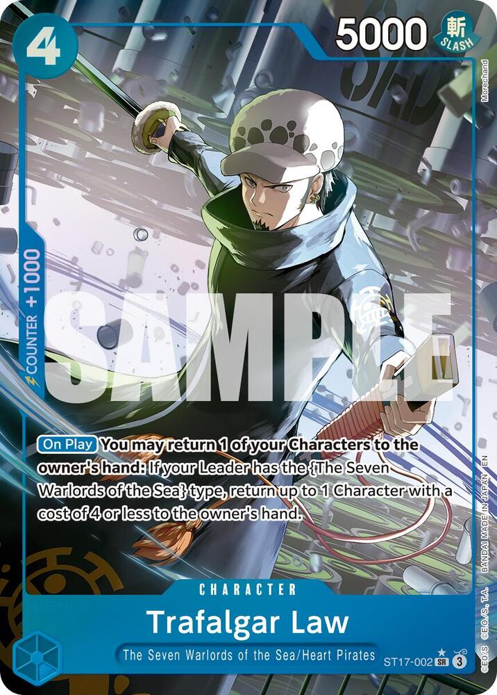 Trafalgar Law - ST17-002 (Alternate Art) ST17-002 Premium Booster -The Best- Vol. 2 Card