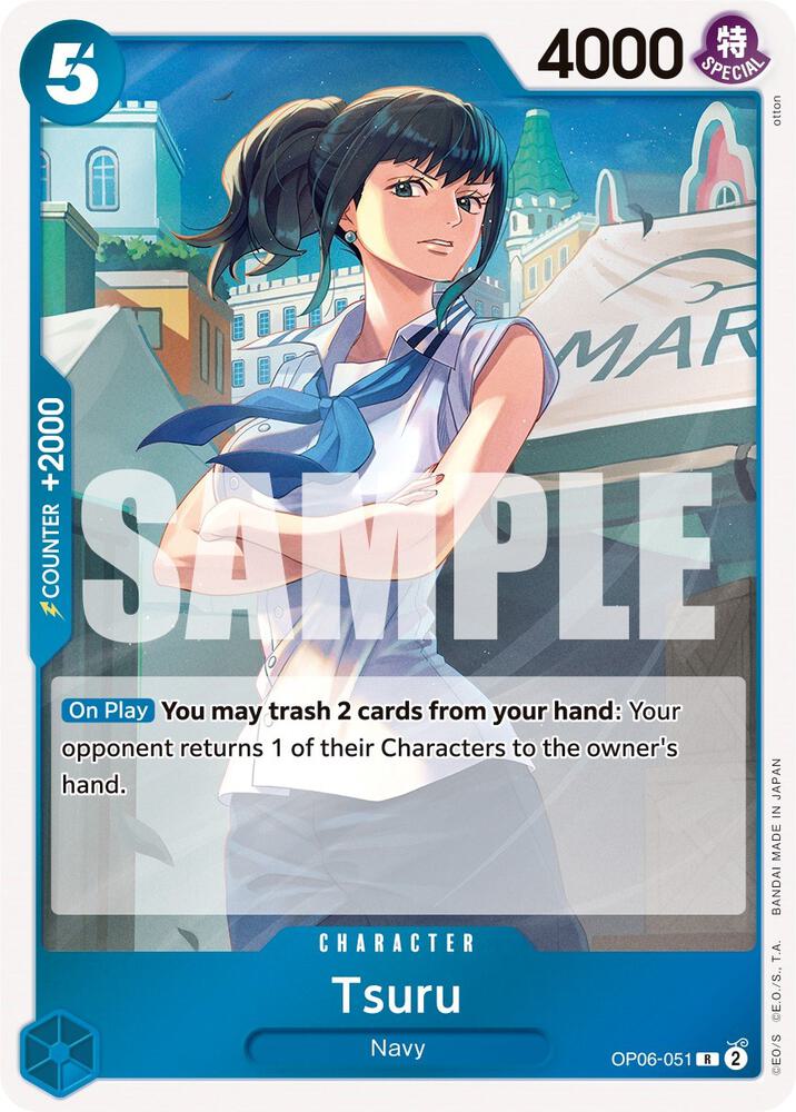 Tsuru OP06-051 Wings of the Captain Card