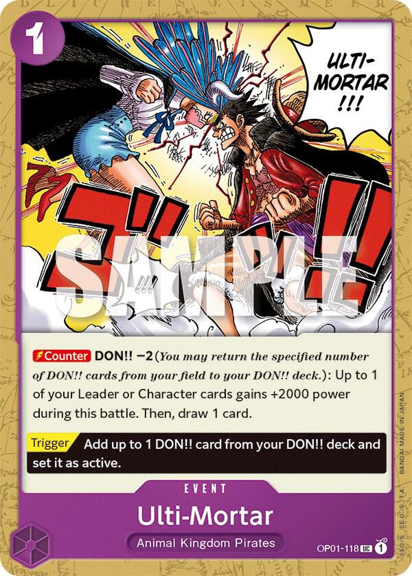 Ulti-Mortar OP01-118 Romance Dawn Card