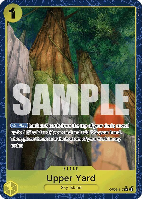 Upper Yard (Alternate Art) OP05-117 Premium Booster -The Best- Card