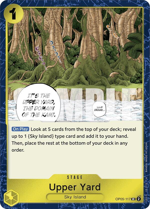 Upper Yard (Jolly Roger Foil) OP05-117 Premium Booster -The Best- Card
