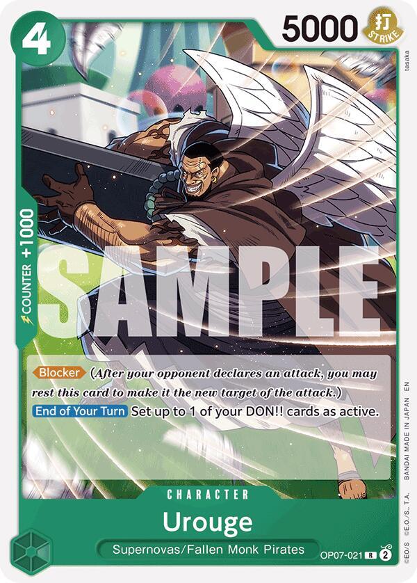 Urouge (Reprint) OP07-021 Starter Deck 24: GREEN Jewelry Bonney Card