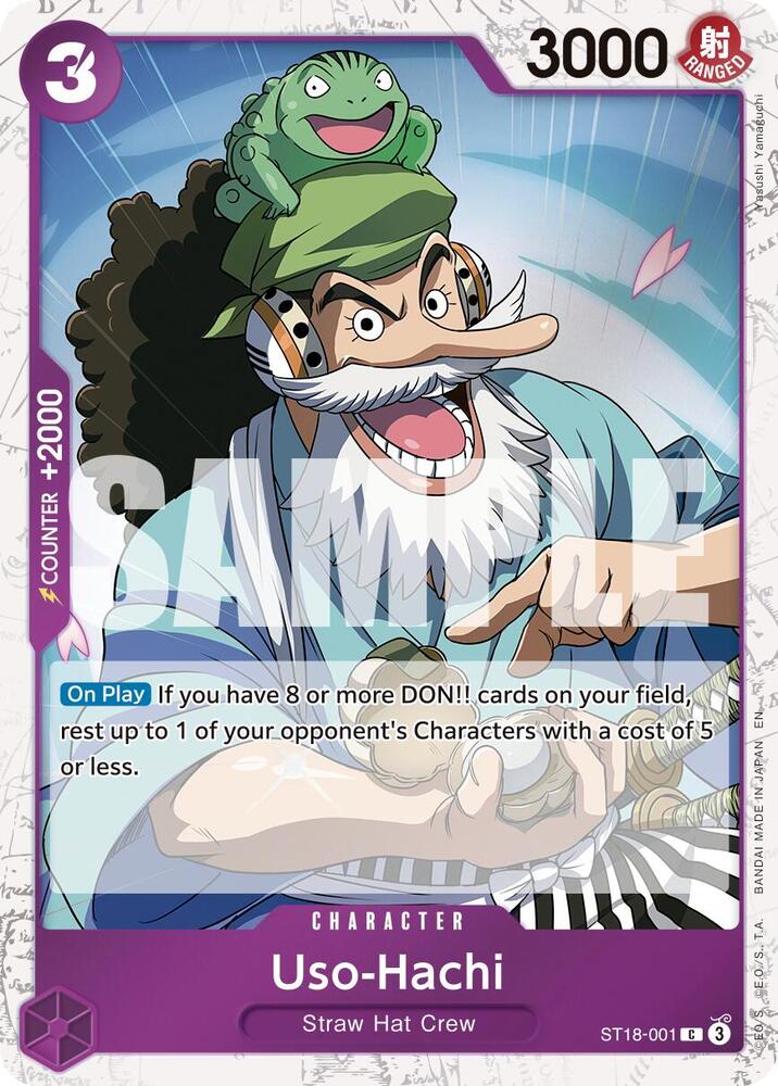 Uso-Hachi (Pirate Foil) ST18-001 Premium Booster -The Best- Vol. 2 Card