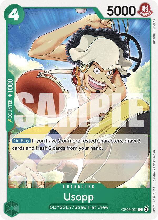 Usopp (024) OP09-024 Emperors in the New World Card