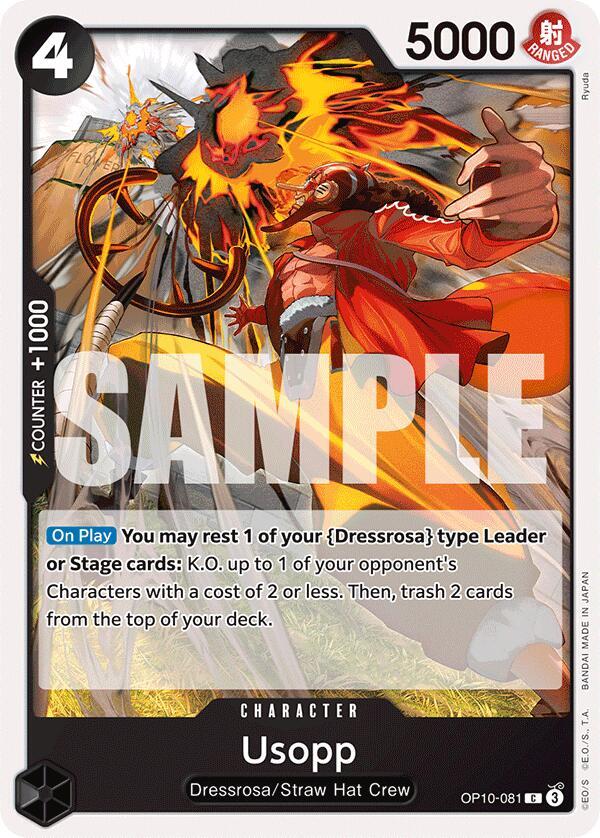 Usopp (081) OP10-081 Royal Blood Card