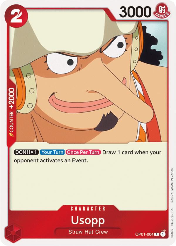 Usopp OP01-004 Romance Dawn Card
