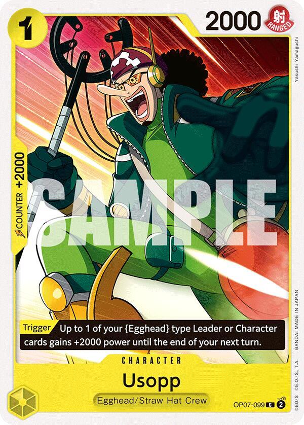 Usopp OP07-099 500 Years in the Future Card