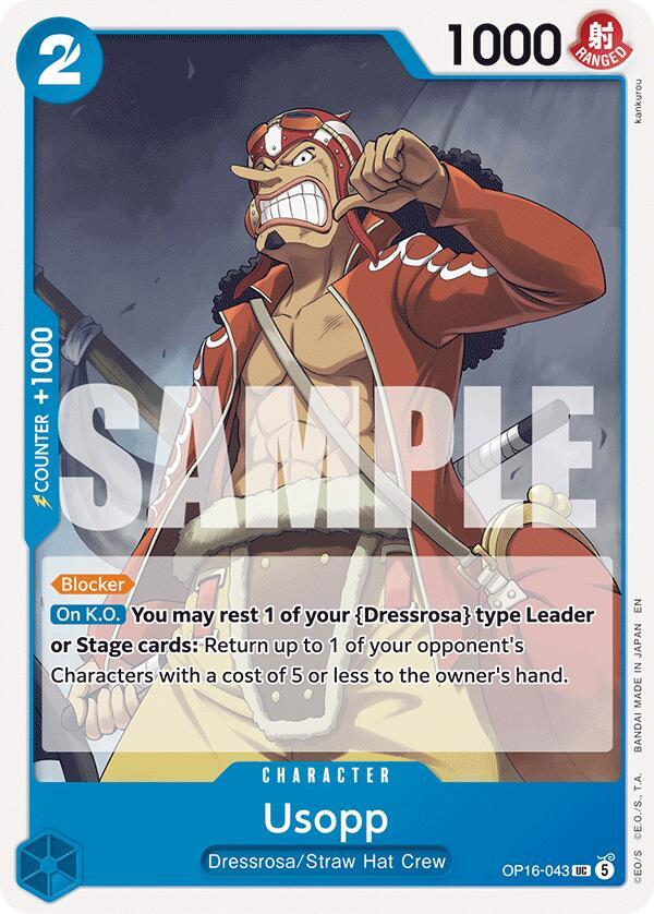 Usopp OP16-043 The Time of Battle Card